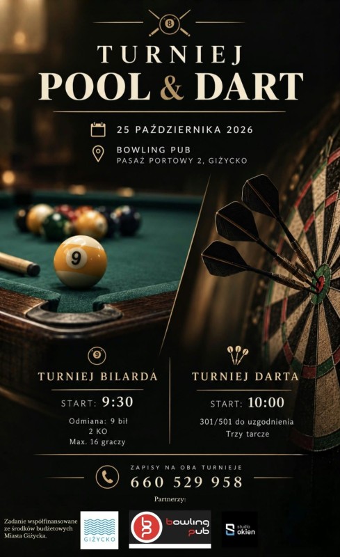 Turniej Pool i Dart 
